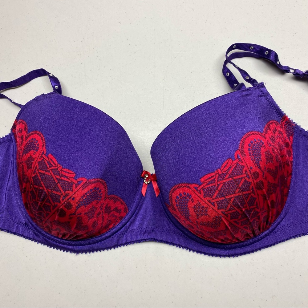 Deesse PURPL/RED Full Coverage, 42C. *P1059